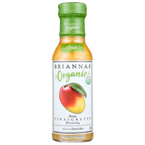 Briannas, Dressing Trpcl Mngo Org, 10 Oz(Case Of 6) Briannas