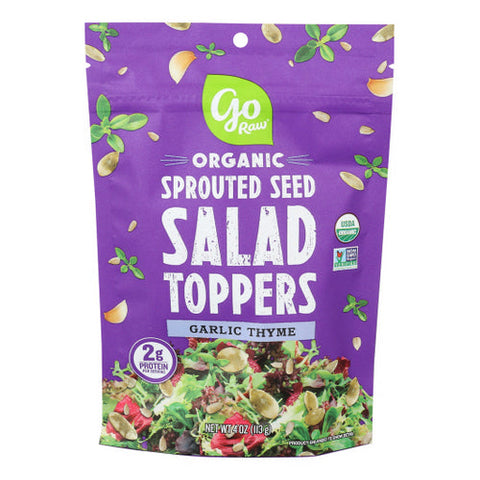Go Raw, Go Raw Salad Topper Garlic Thyme Sprouted, 4 Oz(Case of 6) Go Raw