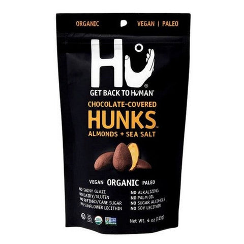 Hu, Choc Hunks Almnd Sea Slt, 4 Oz(Case Of 6) Hu