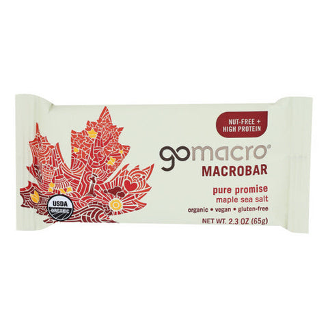 Gomacro, Bars  Maple Sea Salt, 2.3 Oz(Case Of 12) Gomacro