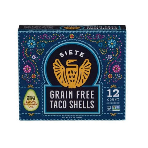 Siete, Taco Shells Grain Free, 5.5 Oz(Case Of 12) Siete
