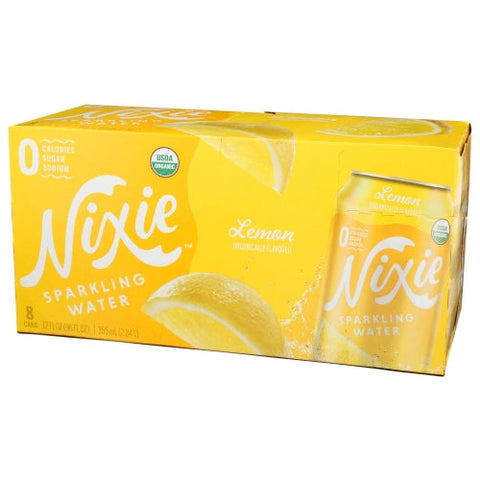 Nixie, Water Sprk Lemon 8Pk, Case of 3 X 96 Oz Nixie