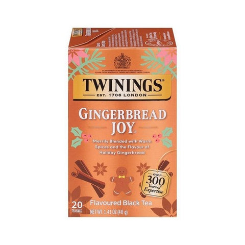 Twinings Tea, Tea Gingerbread Joy 20Ct, 20 Bags(Case Of 6) Twinings Tea
