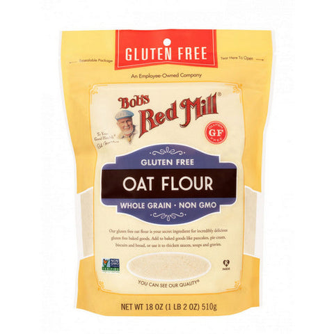 Bobs Red Mill, Oat Flour, 18 Oz(Case Of 4) Bobs Red Mill