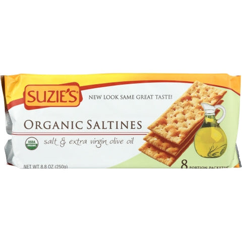 Suzies, Cracker Saltd Oovo Org, 8.8 Oz(Case Of 12) Suzies