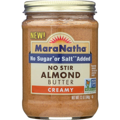 Maranatha, Nut Bttr Almnd Nstr Nslt, 12 Oz(Case Of 6) Maranatha