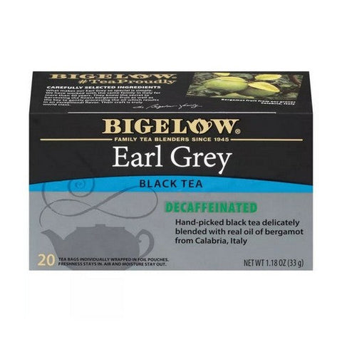 Bigelow, Earl Grey Balck Tea Decaffeinated, 1.18 Oz(Case Of 6) Bigelow