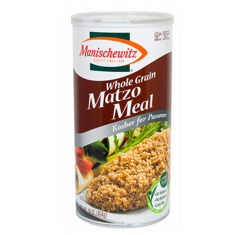 Manischewitz, Whole Grain Matzo Meal, 16 Oz(Case Of 12) Manischewitz