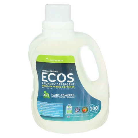 Earth Friendly, Laundry Ecos Lmngrss, Case of 4 X 100 Oz Earth Friendly