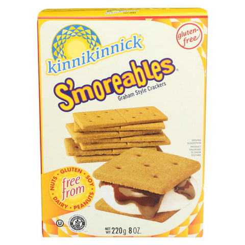 Kinnikinnick, S 'Moreable Graham Crackers, 8 Oz(Case Of 6) Kinnikinnick