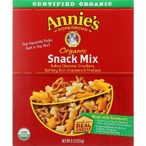 Annie's Homegrown, Organic Original Snack Mix, 9 Oz(Case Of 12) Annie's Homegrown