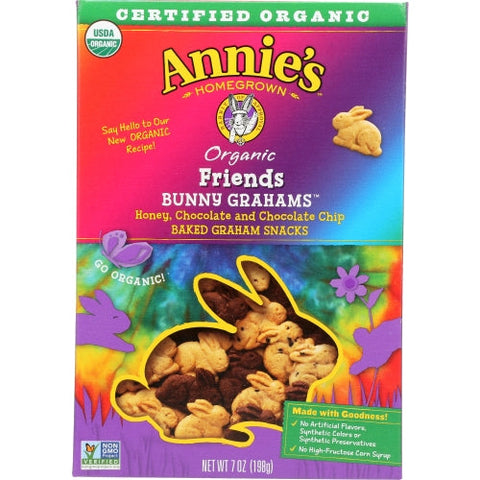 Annie's Homegrown, Cookie Bunny Graham Frien, Case of 12 X 7 Oz Annie's Homegrown