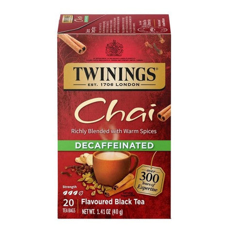 Twinings Tea, Tea Dcf Chai, 20 Bags(Case Of 6) Twinings Tea