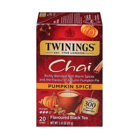 Twinings Tea, Tea Chai Pmpkn Spice, 20 Bags(Case Of 6) Twinings Tea