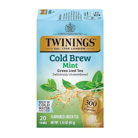 Twinings Tea, Tea Cold Brw Grn Mint, 20 Bags(Case Of 6) Twinings Tea