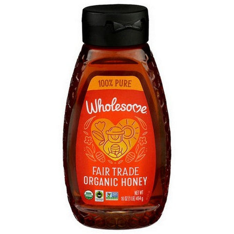 Wholesome, Honey Frtrd Sqz Bttl Org, 16 Oz(Case Of 6) Wholesome