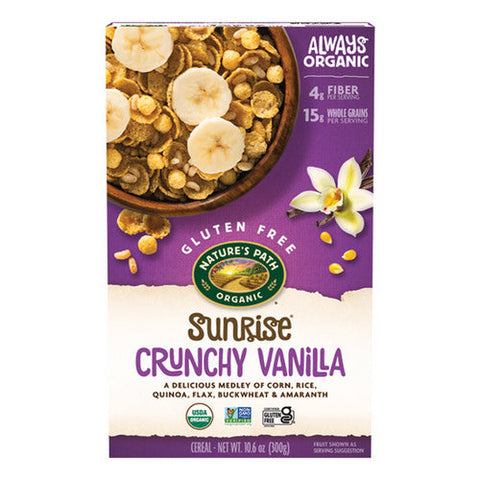 Natures Path, Organic Sunrise Crunchy Vanilla Cereal, 10.6 Oz(Case Of 12) Natures Path