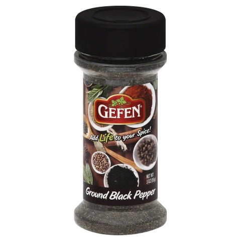 Gefen, Pepper Black Grnd, 3 Oz(Case Of 24) Gefen