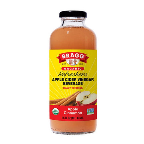 Bragg, Bev Apple Cider Appl&Cnnm, 16 Oz(Case Of 12) Bragg