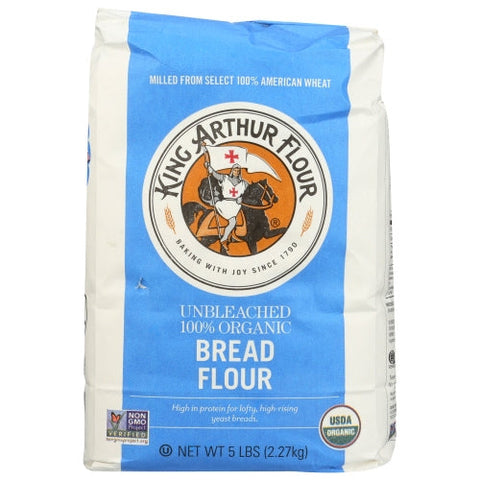 King Arthur, Flour Bread 100% Org, Case of 6 X 5 lb King Arthur