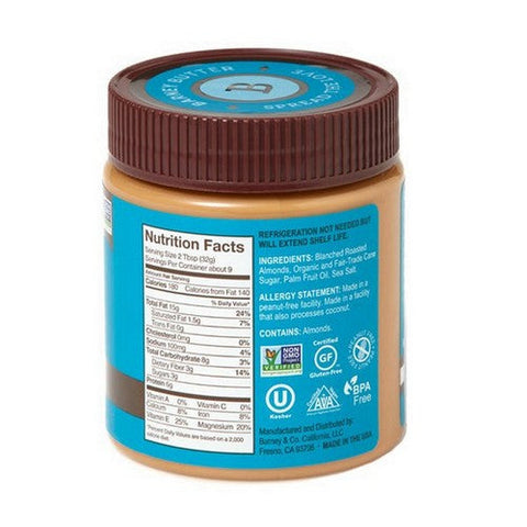 Barney Butter, Nut Bttr Almnd Smooth, 10 Oz(Case Of 6) Barney Butter