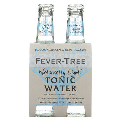 Fever Tree, TreeCoc Ktail Mixer Naturally Light Tonic Water, Case of 6 X 27.2 Oz Fever Tree