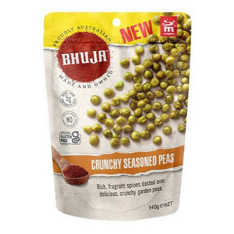 Bhuja, Crunchy Seasoned Peas, 7 Oz(Case Of 6) Bhuja