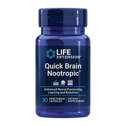 Life Extension, Quick Brain Nootropic, 30 Veg Caps Life Extension