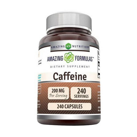 Amazing Nutrition, Amazing Formulas Caffeine, 200 mg, 240 Caps Amazing Nutrition