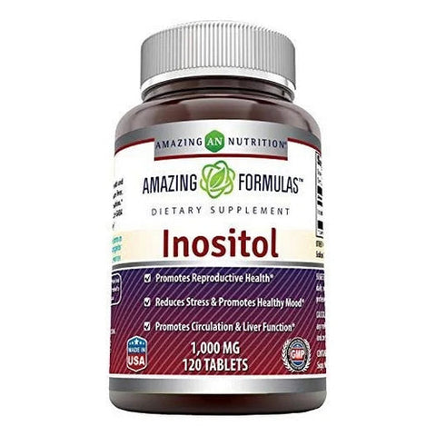 Amazing Nutrition, Amazing Formulas Inositol, 1000 mg, 120 Tabs Amazing Nutrition