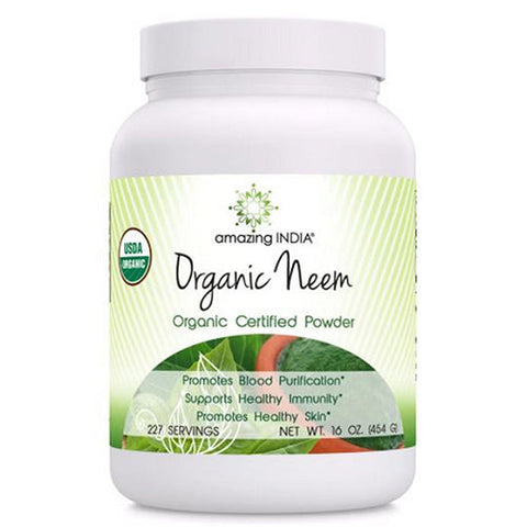 Amazing Nutrition, Amazing India Organic Neem Powder, 16 Oz Amazing Nutrition