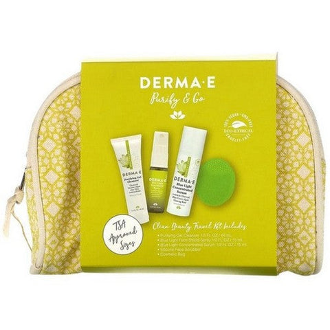 Derma e, Purify & Go Clean Beauty Travel Kit, 1 Each Derma e