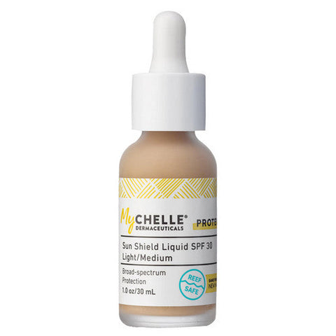 MyChelle Dermaceuticals, Sun Shield Liquid SPF 50 Light/Medium, 1.2 Oz MyChelle Dermaceuticals
