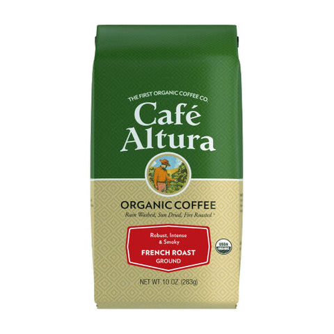 Cafe Altura, Organic Coffee French Roast Ground, 10 Oz Cafe Altura