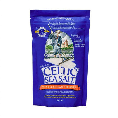 Celtic Sea Salt, Gourmet Kosher Salt, 16 Oz Celtic Sea Salt