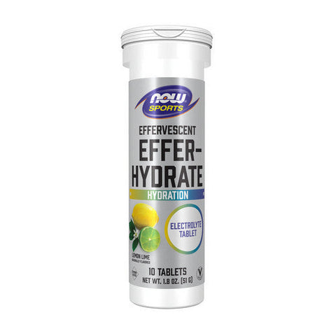 Now Foods, Effer-Hydrate Lemon Lime, 10 Tabs Now Foods