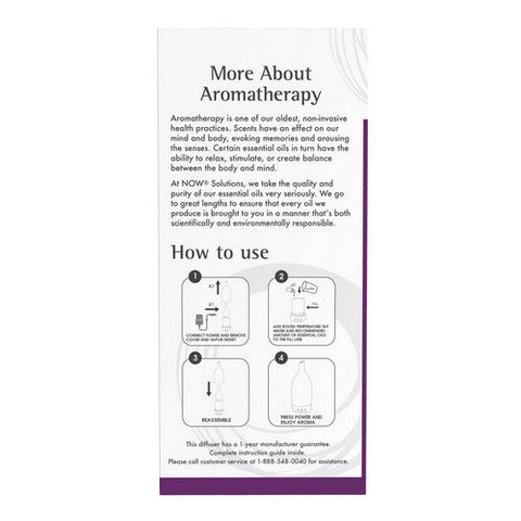 Now Foods, Ultrasonic Ceramic Stone Diffuser, 1 Count Now Foods