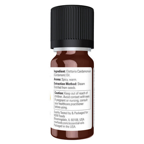 Now Foods, 100% Pure Cardamom Oil, 10 Ml Now Foods