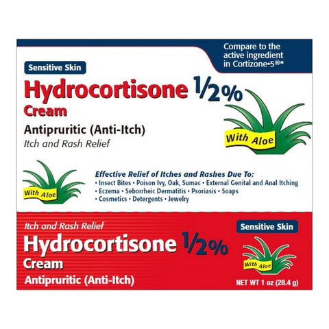 Hydrocortisone Cream with Aloe 28.4 Grams by Taro