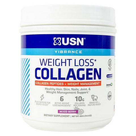 USN, Weight Loss Collagen Mixed Berry, 30 Servings USN