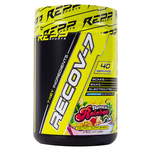 Repp Sports, Recov-7 Tropical Rainbow, 40 Servings Repp Sports