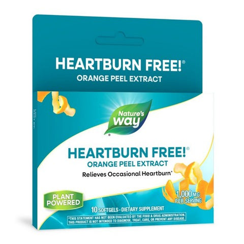 Heartburn Free! Orange Peel Extract 10 Caps by Nature's Way