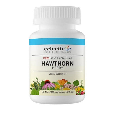 Eclectic Herb, Hawthorn Berry FD V-50, 500 mg, 50 Caps Eclectic Herb