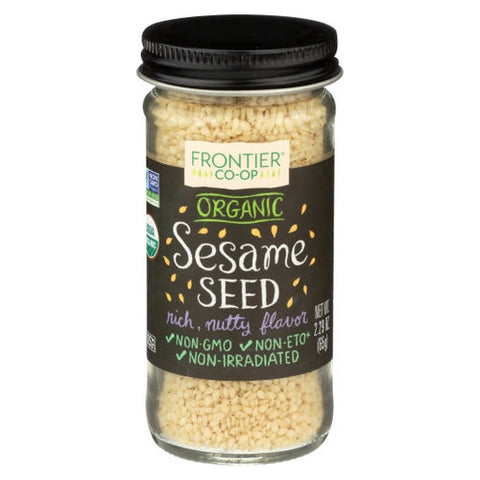 Frontier Herb, Organic Sesame Seed Whole, 2.29 Oz (Case of 12) Frontier Herb