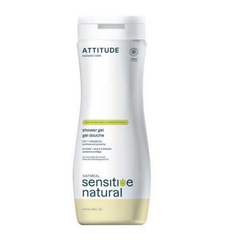 Attitude, Shower Gel Moisturize & Revitalize Argan Oil, 16 Oz Attitude