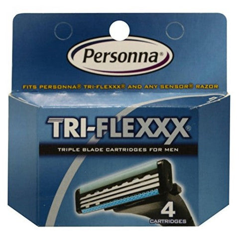 Personna, Tri-flexxx Razor Handle With Cartridges, 1 Count Personna