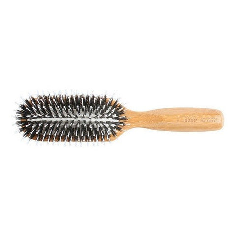 Bass Brushes, Professional Style Hair Brush With Wild Boar Bristles, White Nylon 1 Count Bass Brushes