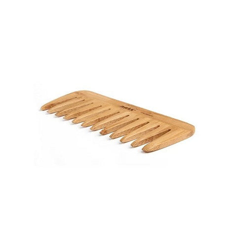 Bass Brushes, Meium Wide Tooth Bamboo Wood Comb, 1 Count Bass Brushes