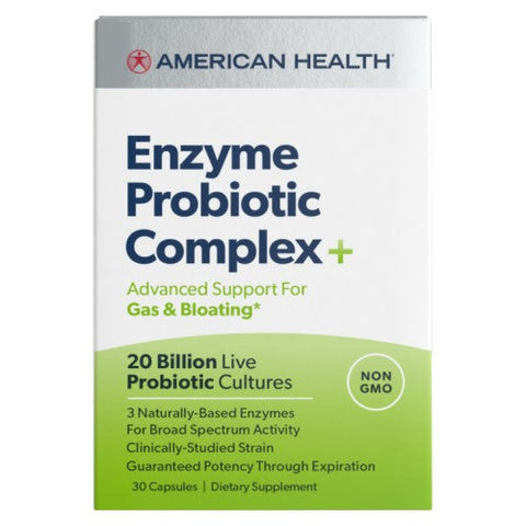 American Health, Enzyme Probiotic Complex Plus, 30 Caps American Health