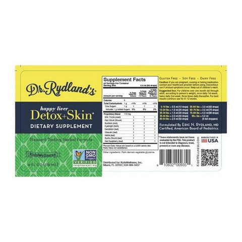Dr. Rydland's, Liver Cleansing Detox and Skin, Herbal Formula 2 Oz Dr. Rydland's
